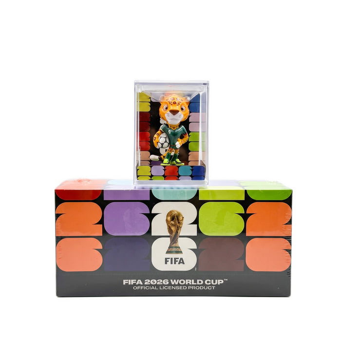 The collector box with a cased figurine standing on it